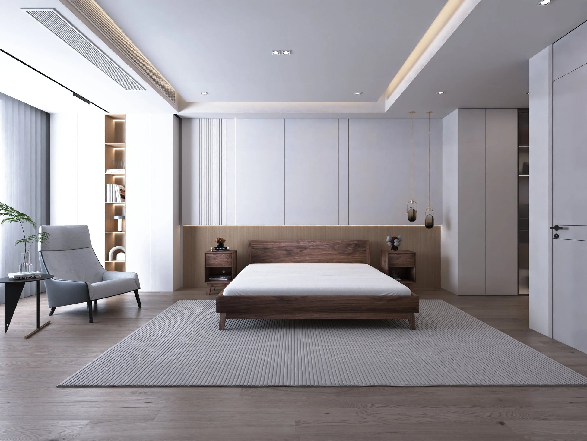 Handmade Perfection: The Bosco Walnut Bed for Mid Century Lovers