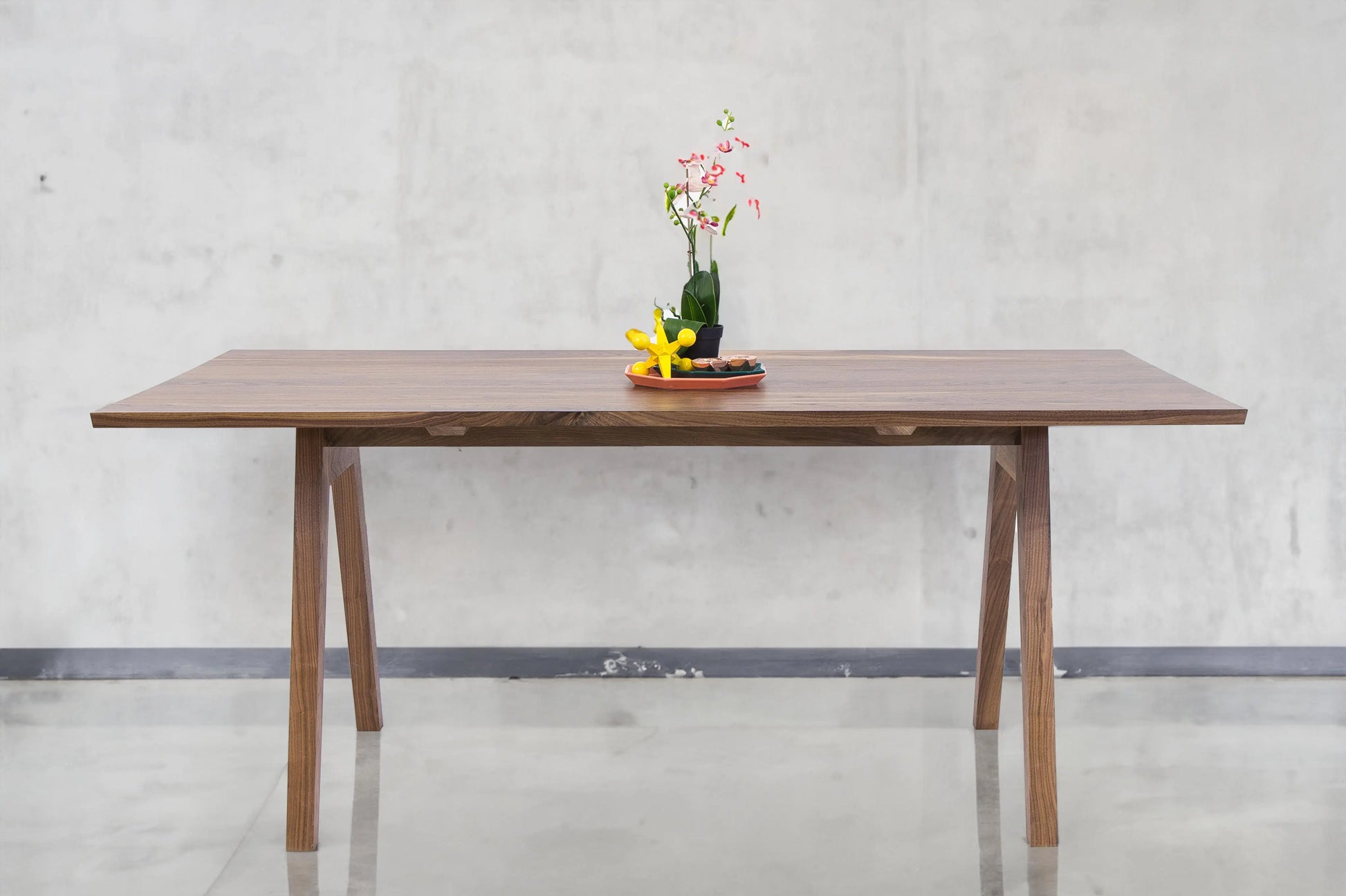 Sputnik Scandinavian Dining Table set in a Nordic-inspired dining room
