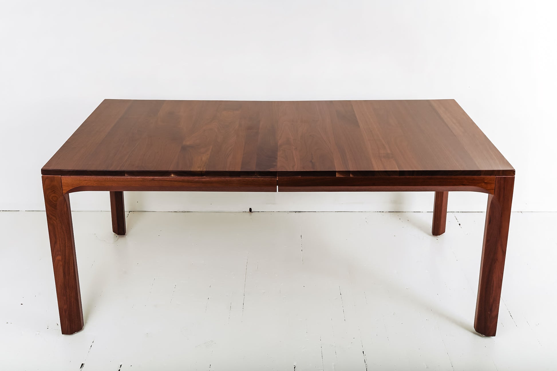 Large Elegant Parsons Wooden Extendable Table - Design Within Reach