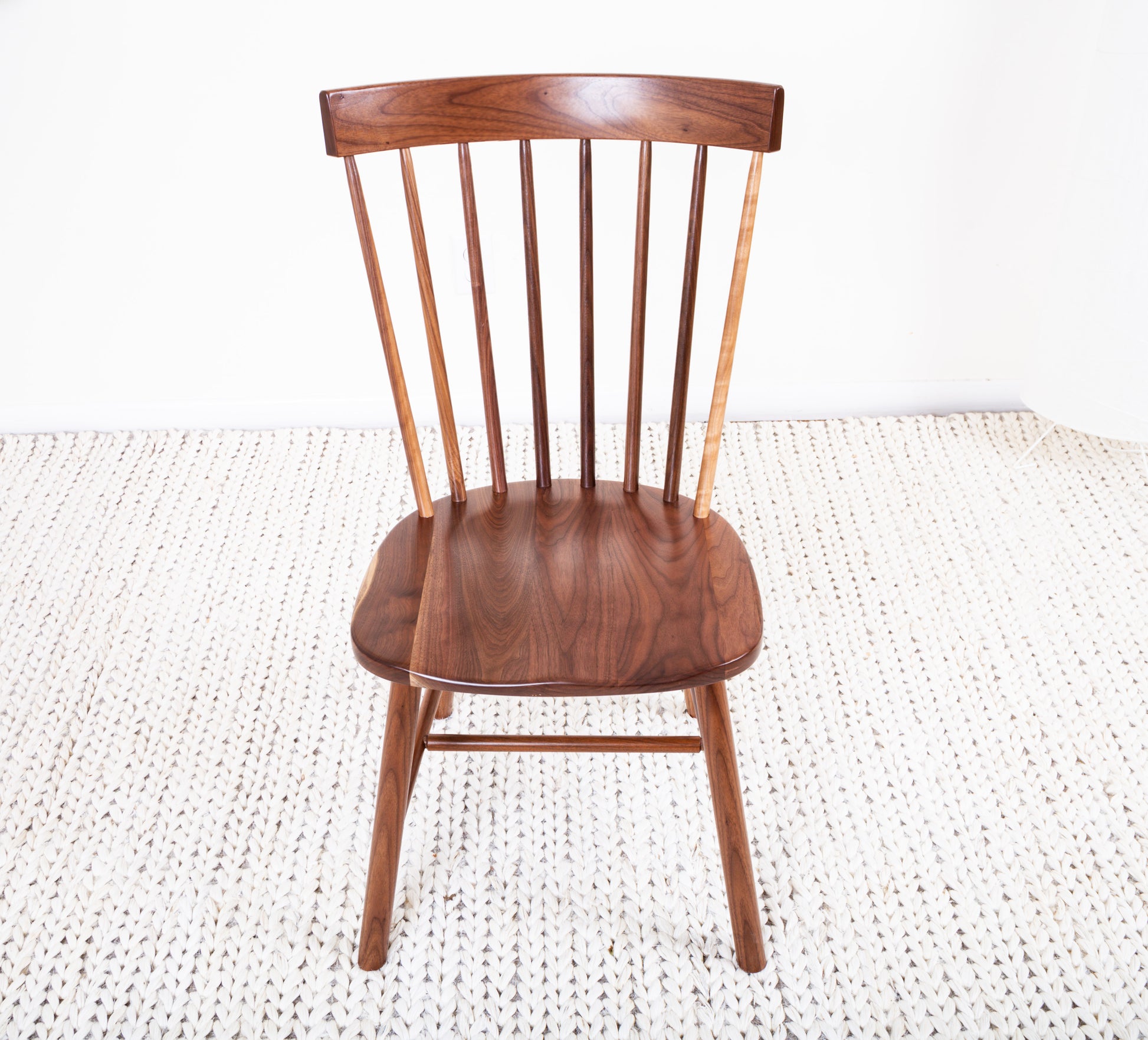 Solid wood dining chair in Scandinavian design