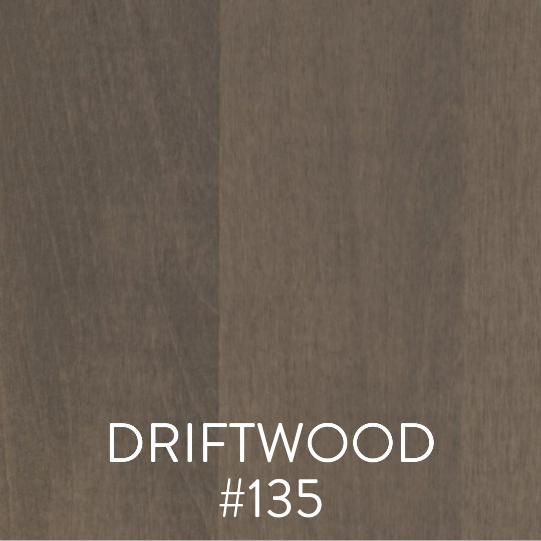 Driftwood wood finish sample #135