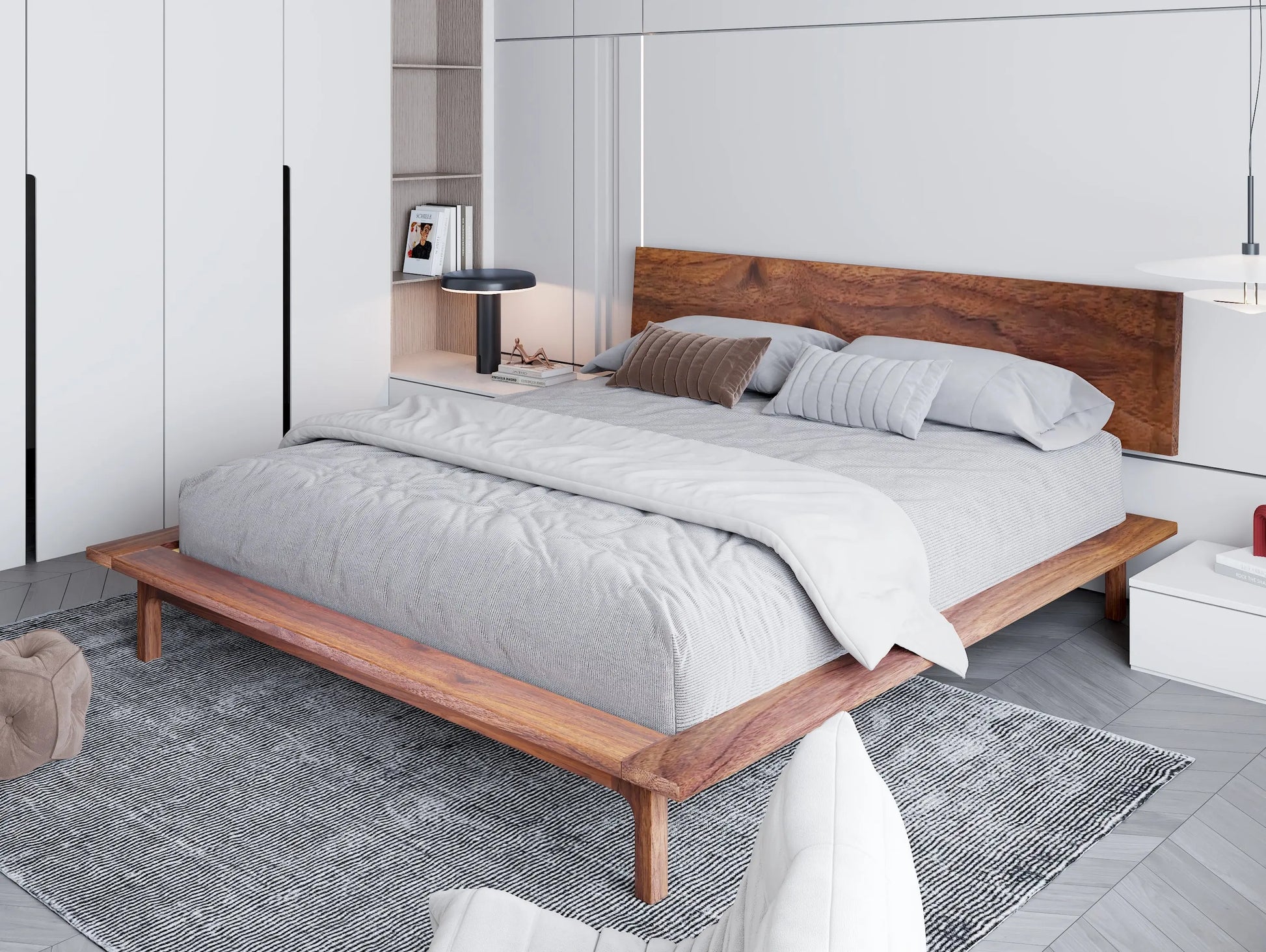 The Mansfield Moderncre8ve Minimalist Bed Frame