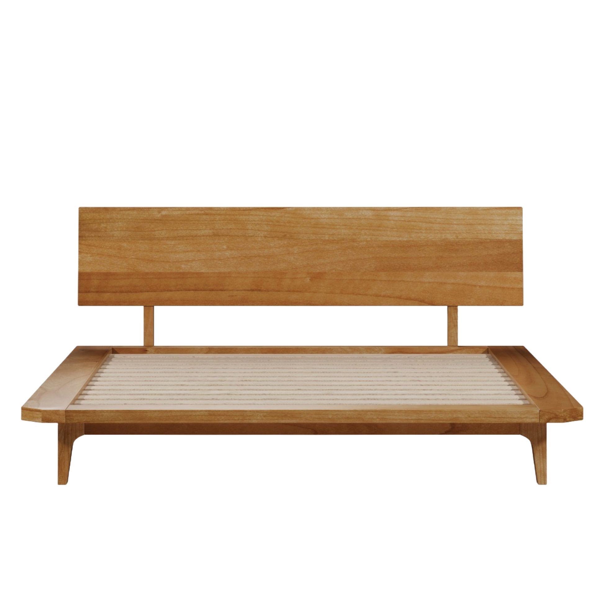 Modern cherry Bed Frame - Sleek Design for a Modern Bedroom