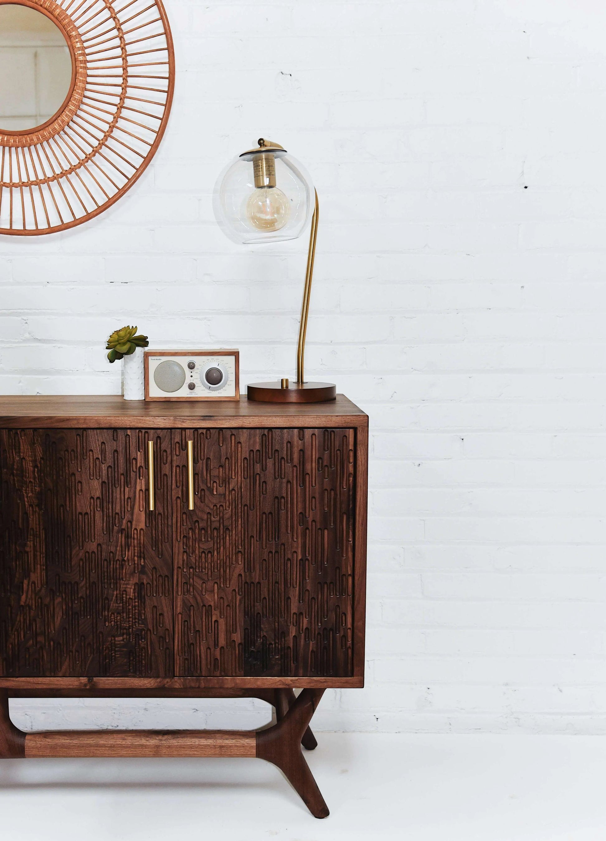 The Elmore Sideboard as part of a sophisticated living space, embodying the essence of a luxury modern sideboard cabinet.