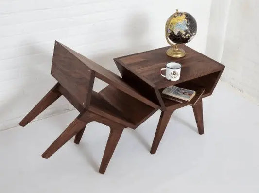 Modern Side Table / Nightstand Pair Moderncre8ve