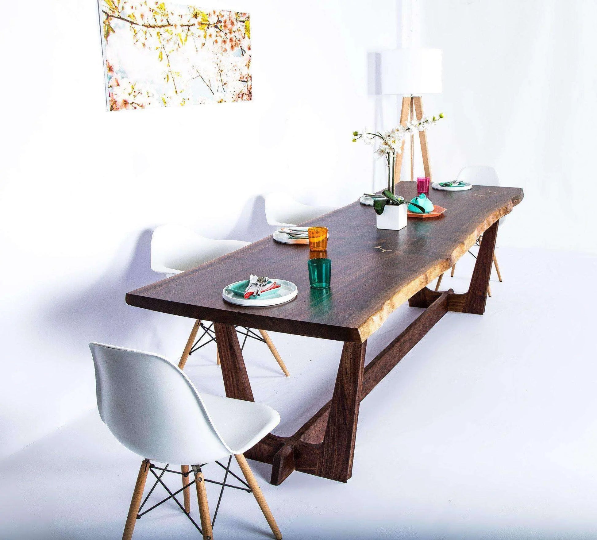 The Prima: Walnut Dining Table