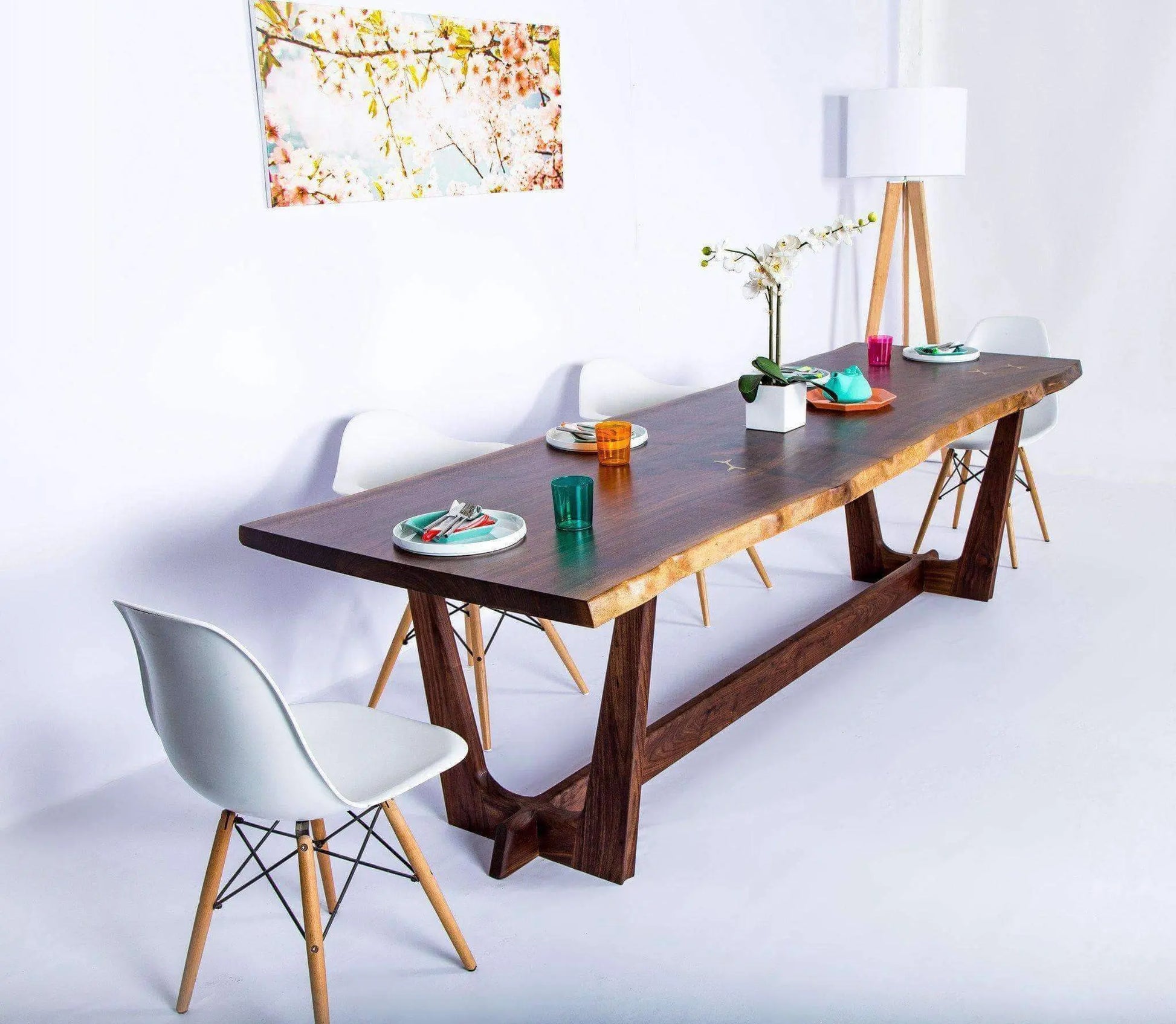 The Prima: Walnut Dining Table