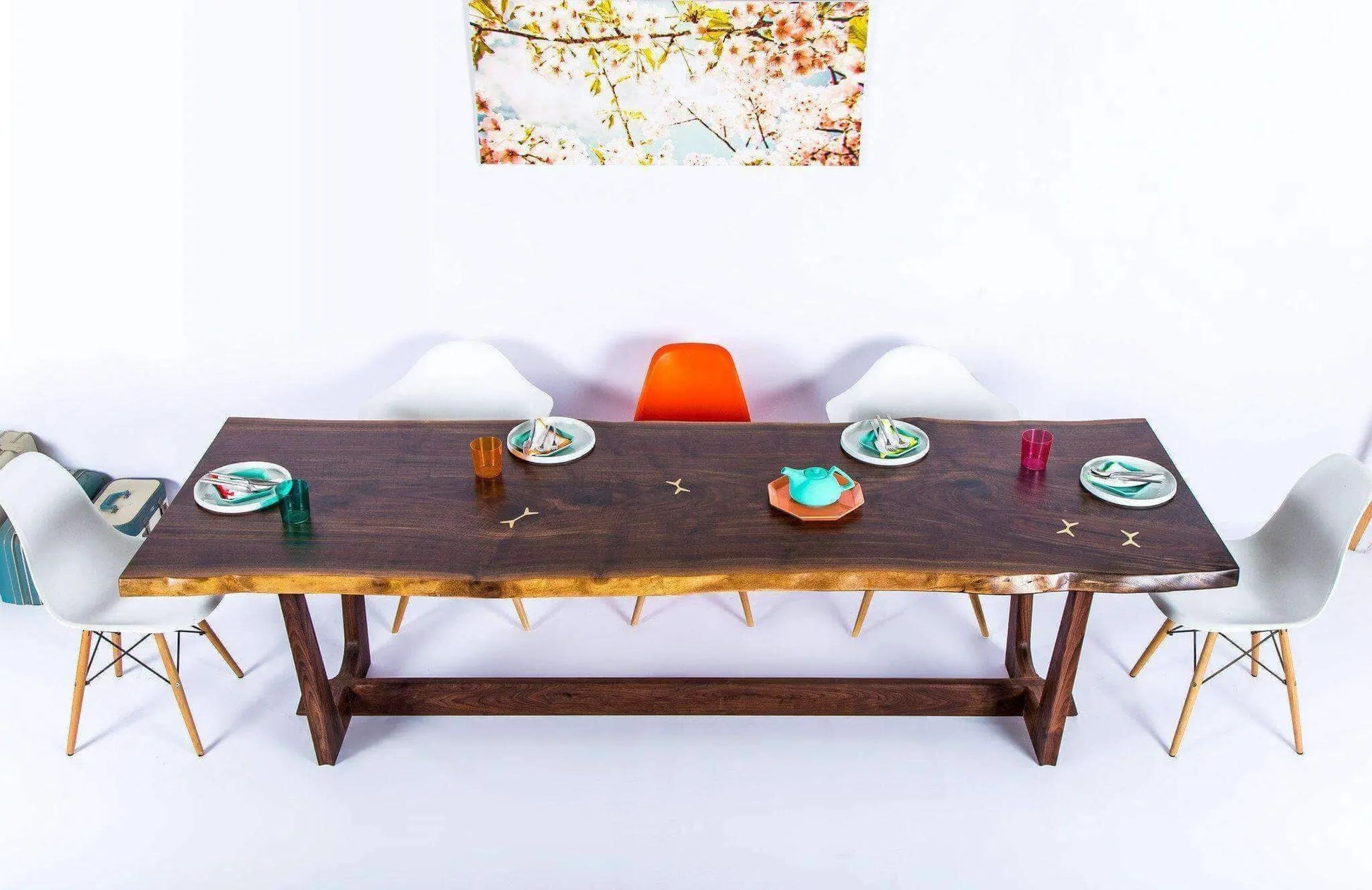 The Prima: Walnut Dining Table