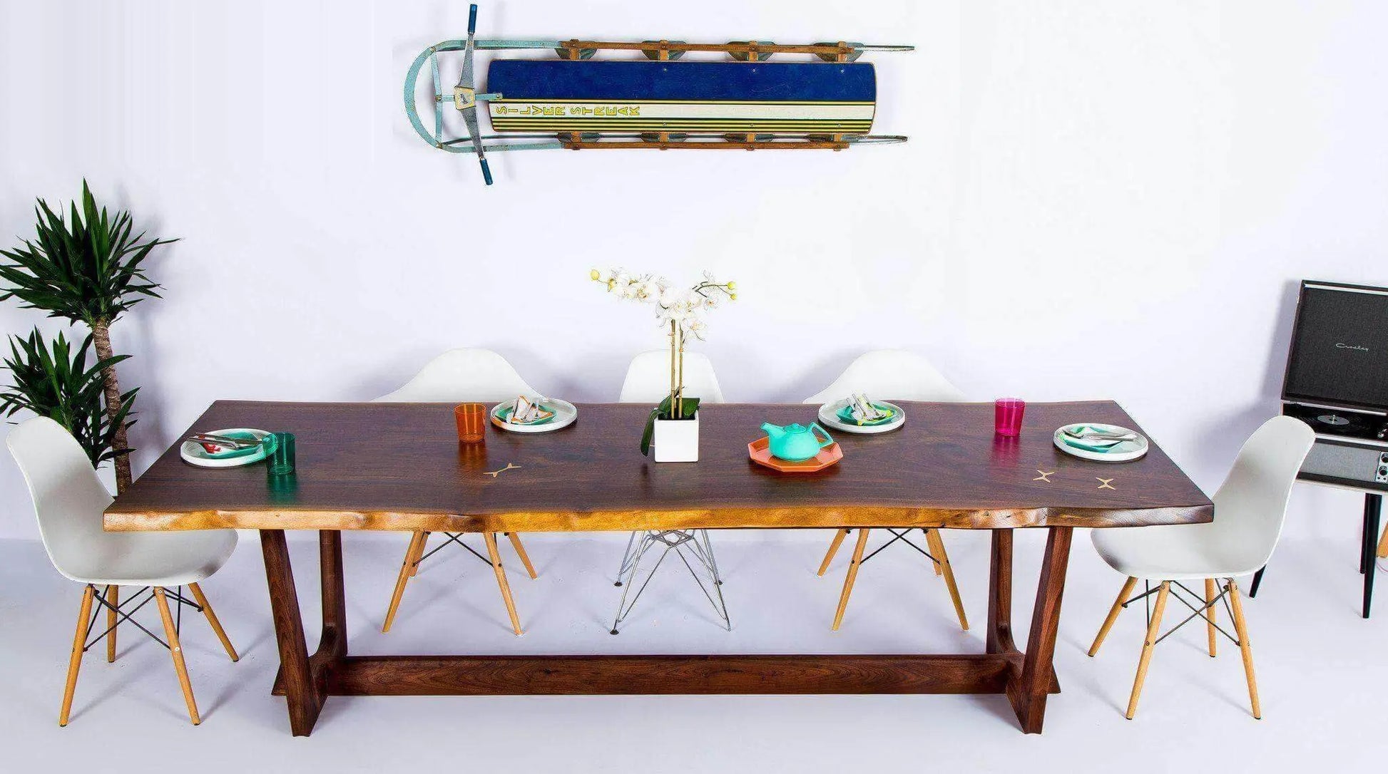 The Prima: Walnut Dining Table
