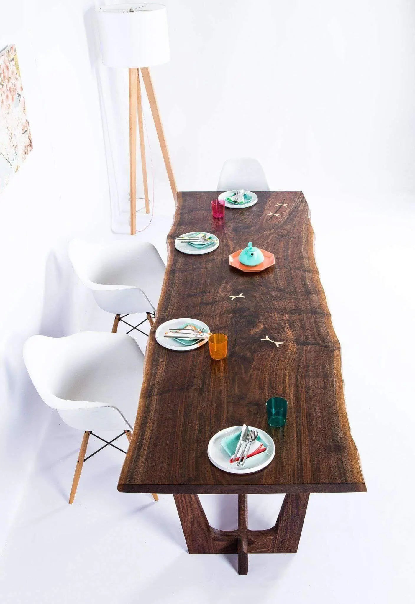 The Prima: Walnut Dining Table