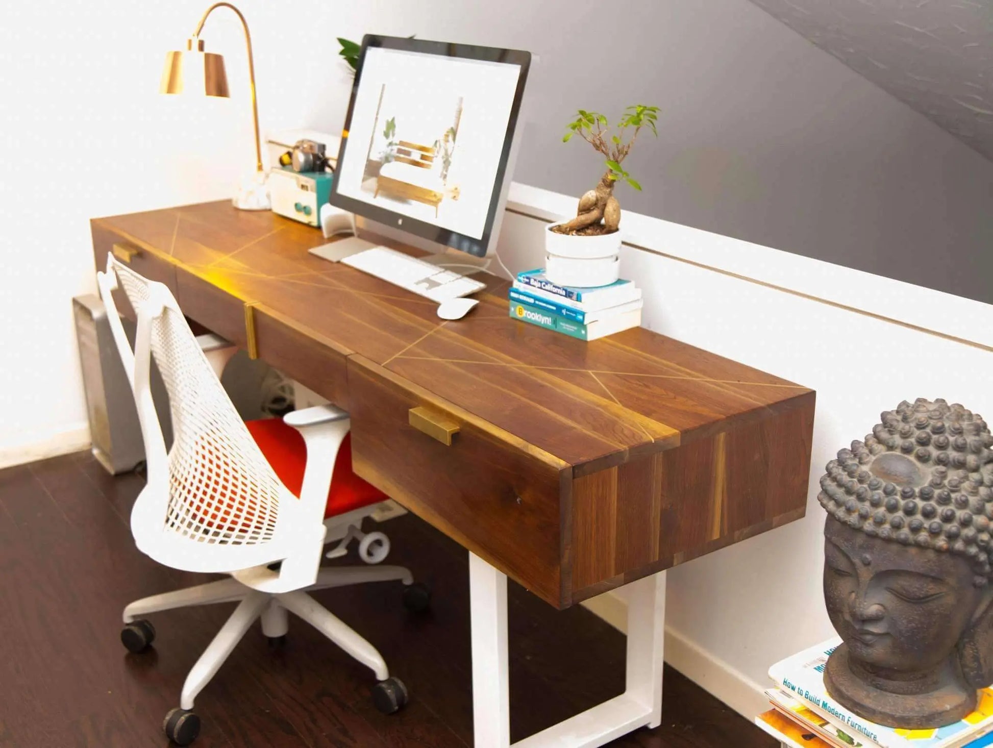 [Mid Century Furniture]-[Modern Handmade Furniture]-Desk-Moderncre8ve