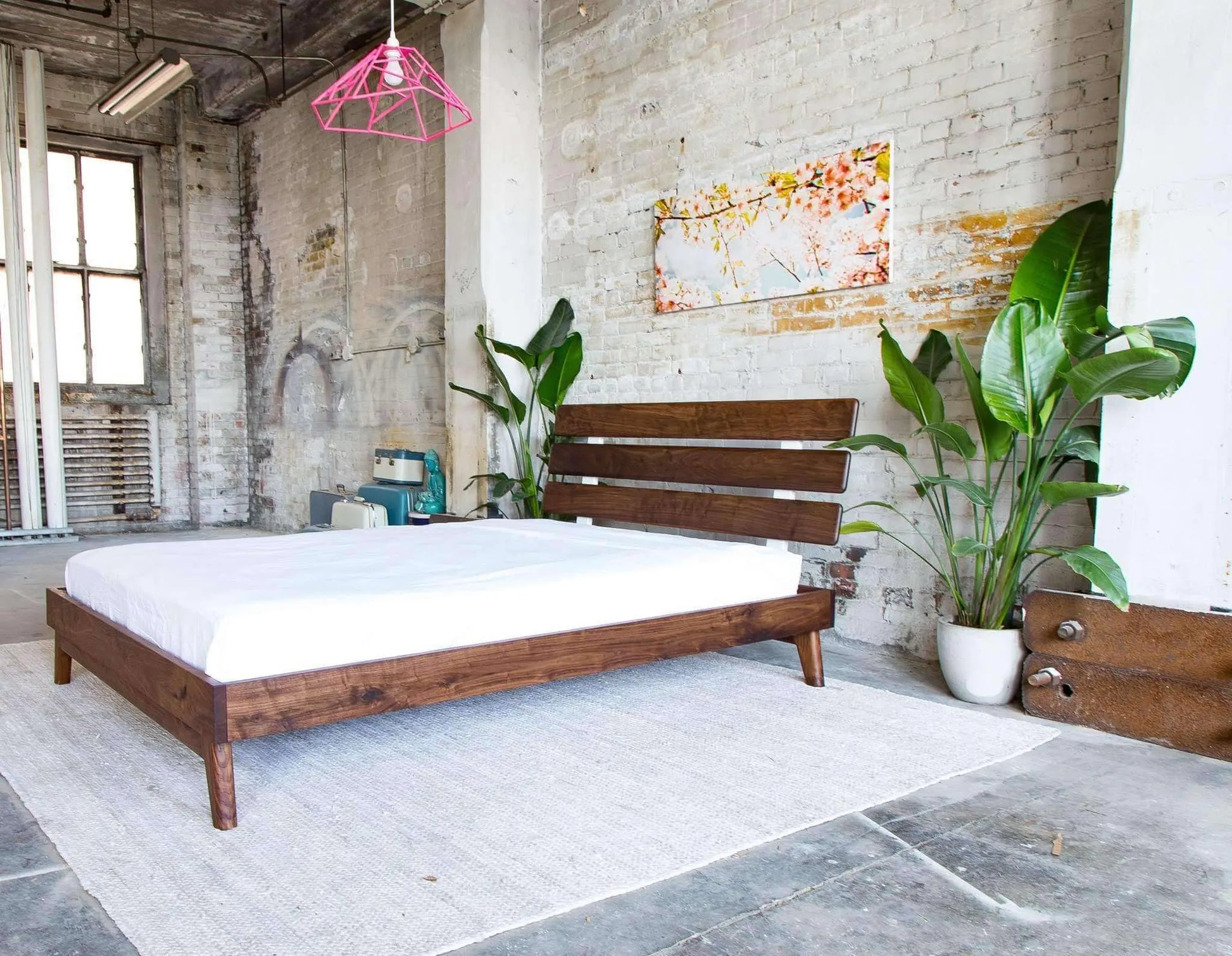[Mid Century Furniture]-[Modern Handmade Furniture]-Bed-Moderncre8ve