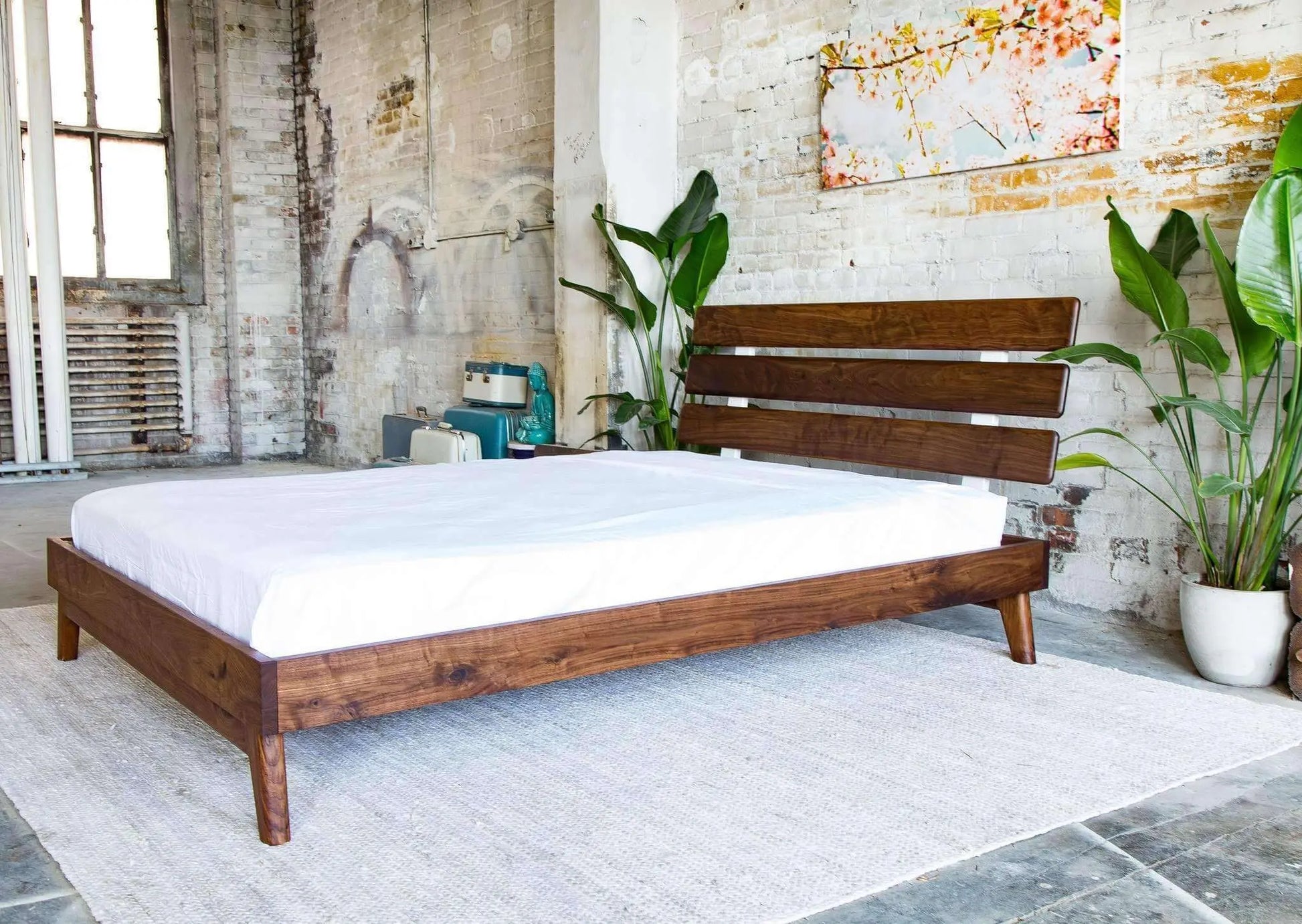 [Mid Century Furniture]-[Modern Handmade Furniture]-Bed-Moderncre8ve