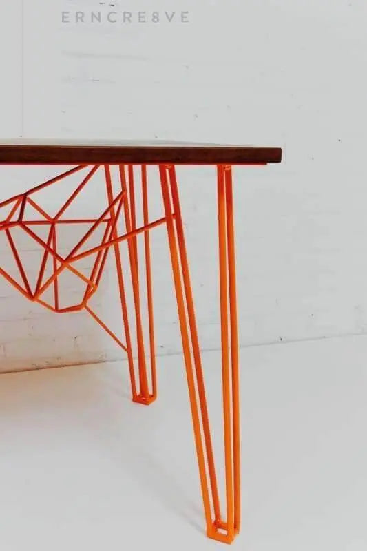 Compact Danish writing desk with a sophisticated mid-century feel