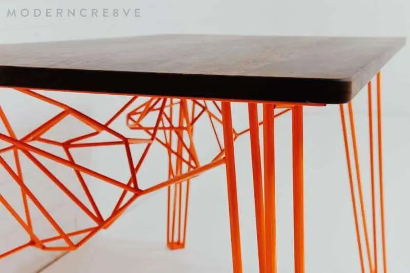 Functional Danish mid-century office desk with sturdy craftsmanship