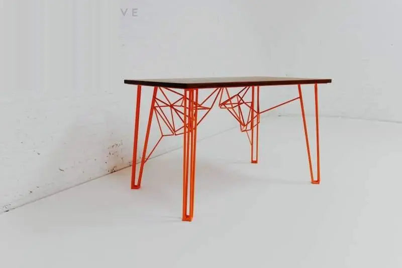 Contemporary Danish office desk with a refined mid-century look