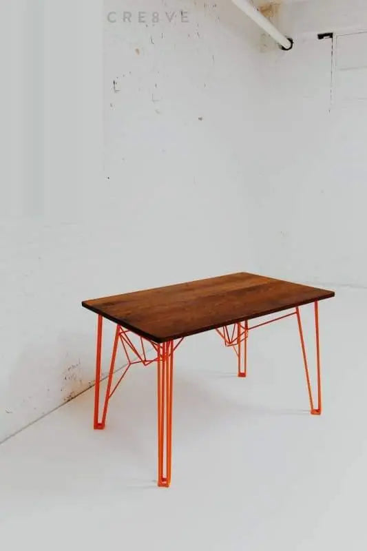 Premium walnut Danish modern office desk with vintage appeal