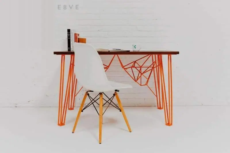 Danish modern home office desk with an elegant minimalist look